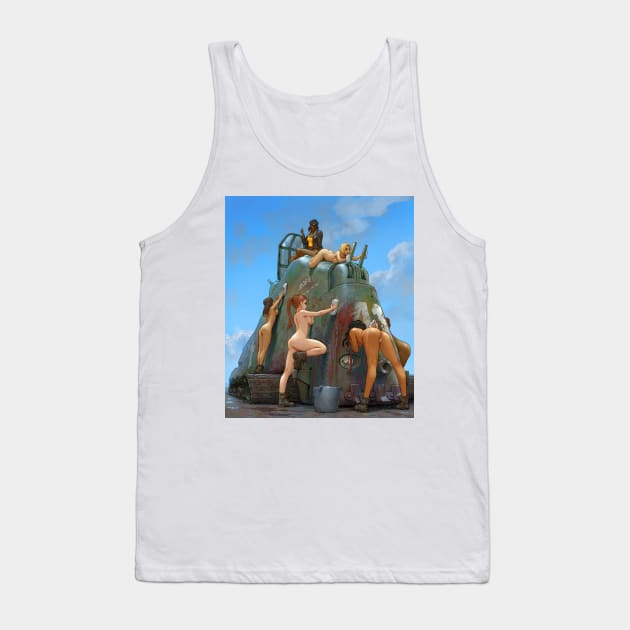 Car Wash Tank Top by stevenstahlberg